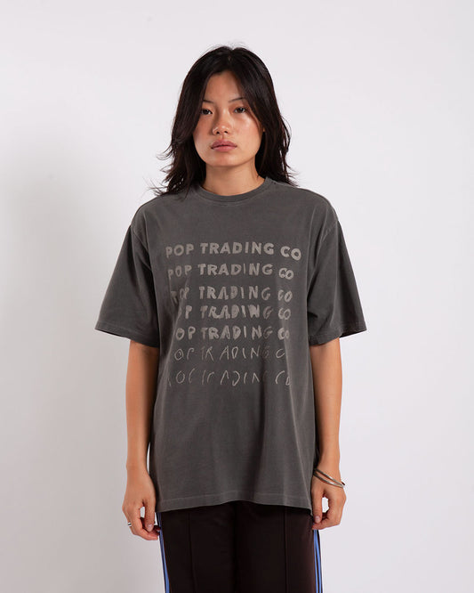 Pop Trading Company Sketchy T-Shirt Washed Black
