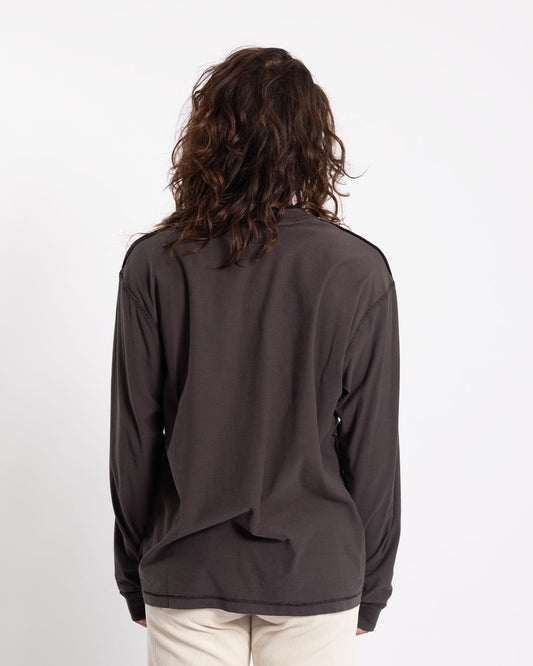 Stüssy Lazy LS Tee Vintage Black