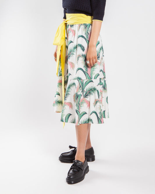 Maha -Kitsuné Palm Frond Wrap Midi Skirt
