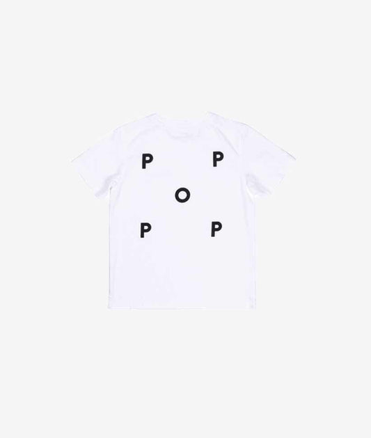 POP NOS Logo Kinder T-shirt Wit/Zwart